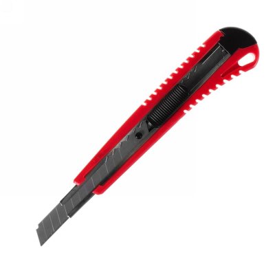Нож 9 мм металлическая направляющая, пластиковая ручка, SM-13324063