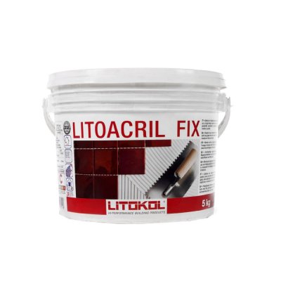 Клей для плитки готовый Litokol Litoacril Fix, 5 кг, SM-13423416