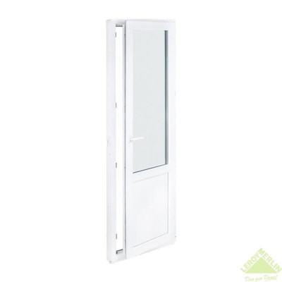 Дверь балконная ПВХ 70x206 см, правая, SM-13442430