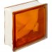 Стеклоблок Богема Волна цвет ярко-оранжевый, SM-13470634