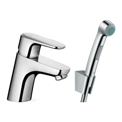 Смеситель для раковины Hansgrohe «Ecos» c гигиеническим душем, SM-13553691