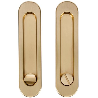 Ручка для раздвижных дверей с механизмом SH011-BK SG-1, цвет матовое золото, SM-13587322