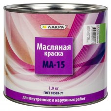 Краска масляная Лакра МА-15 цвет салатовый 1.9 кг