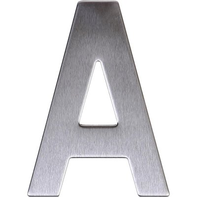 Буква «А» самоклеящаяся 95х62 мм нержавеющая сталь цвет серебро, SM-13658653