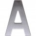 Буква «А» самоклеящаяся 95х62 мм нержавеющая сталь цвет серебро, SM-13658653