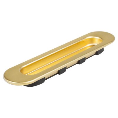 Ручка мебельная для шкафа купе 96 мм металл/пластик цвет матовое золото, SM-13719954