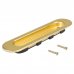 Ручка мебельная для шкафа купе 96 мм металл/пластик цвет матовое золото, SM-13719954