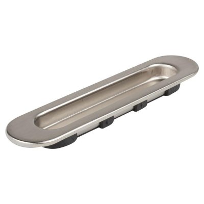 Ручка мебельная для шкафа купе 96 мм металл/пластик цвет никель, SM-13719962