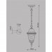 Подвесной светильник уличный Inspire Chester 1xE27х100 Вт, декоративное стекло, IP44, SM-13889865