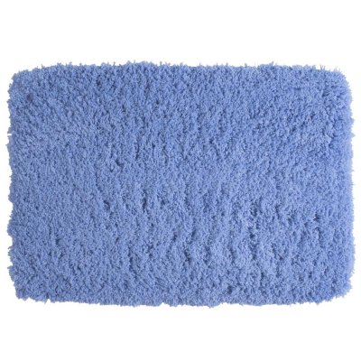 Коврик для ванной комнаты 60х90 см цвет синий, SM-14092911
