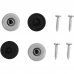 Набойки Standers PTFE 22 мм, круглые, пластик, цвет серый, 4 шт., SM-14155257
