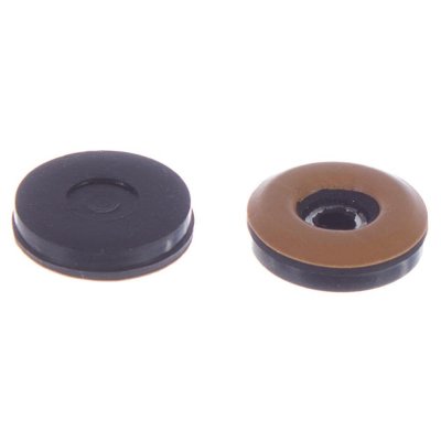 Набойки Standers PTFE 30 мм, круглые, пластик, цвет коричневый, 4 шт., SM-14155951