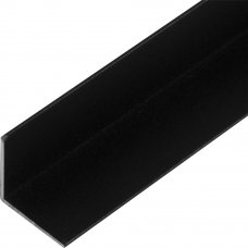 Уголок алюминиевый 30х30х1.5, 1 м, черный муар