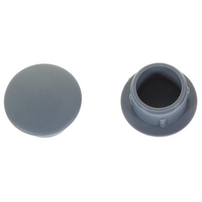 Заглушка для дверных коробок 12 мм полиэтилен цвет серый, 20 шт., SM-14240603