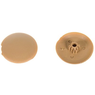 Заглушка на шуруп-стяжку Hex 5 мм полиэтилен цвет бук, 40 шт., SM-14240654