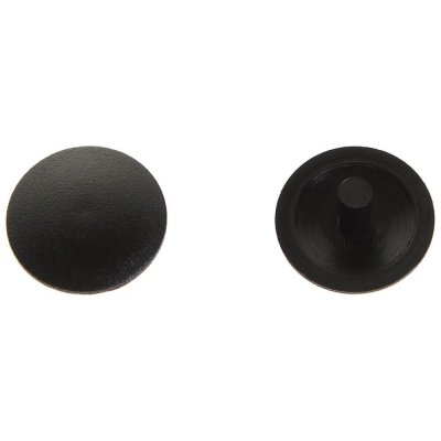 Заглушка на шуруп-стяжку Hex 5 мм полиэтилен цвет чёрный, 40 шт., SM-14240697