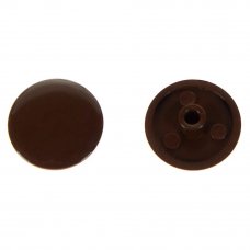 Заглушка на шуруп-стяжку Hex 7 мм полиэтилен цвет коричневый, 50 шт.