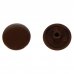 Заглушка на шуруп-стяжку Hex 7 мм полиэтилен цвет коричневый, 50 шт., SM-14240734