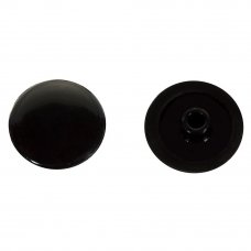 Заглушка на шуруп-стяжку Hex 7 мм полиэтилен цвет чёрный, 50 шт.