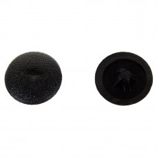 Заглушка на шуруп PZ 2 12 мм полиэтилен цвет чёрный, 50 шт.
