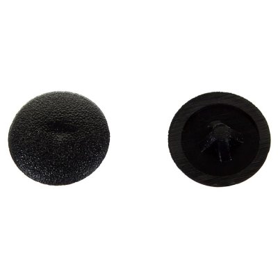 Заглушка на шуруп PZ 2 12 мм полиэтилен цвет чёрный, 50 шт., SM-14242254