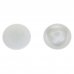 Заглушка на шуруп PZ 3 12 мм полиэтилен цвет белый, 50 шт., SM-14242289