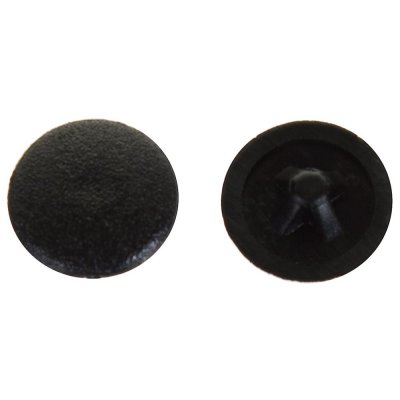 Заглушка на шуруп PZ 3 15 мм полиэтилен цвет чёрный, 50 шт., SM-14242369