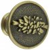 Ручка-кнопка Kerron RK-001 BA металл цвет бронза, SM-14252137