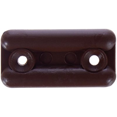 Подпятник прямоугольный 18х35 см, пластик, цвет темно-коричневый, 8 шт., SM-14269107