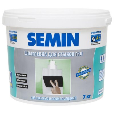 Финишпаста полимерная Semin Sem-Joint Hydro, 7 кг, SM-14296762
