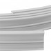 Гибкий карниз для штор комплект 600 см пластик цвет белый, SM-14331361