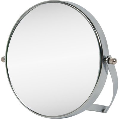 Зеркало косметическое настольное увеличительное 15 см цвет хром, SM-14382572