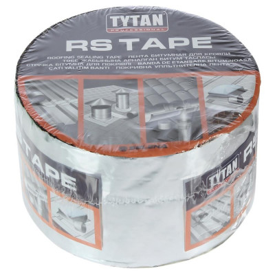 Лента битумная для кровли Tytan Professional RS Tape, 10 см х 10 м, SM-14389070
