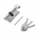 Цилиндр ключ/вертушка 30х30 хром,Е 60 CP T01, SM-14674321