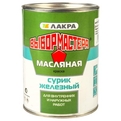 Краска Выбор Мастера сурик железный 1 кг, SM-14713685