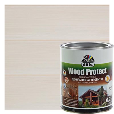 Антисептик Wood Protect цвет белый 0.75 л, SM-14724296