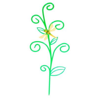 Держатель для комнатных растений «Стрекоза на ветке», цвет зелёный, SM-14769363