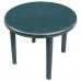 Стол садовый круглый 90x71x90 см, пластик, зеленый, оттенок в ассортименте, SM-14799221