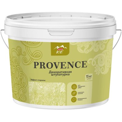 Штукатурка декоративная Parade Ice Provence 15 кг цвет белый, SM-15076892