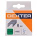 Скоба для степлера Dexter 140 тип 6 мм 1000 шт., SM-15077609
