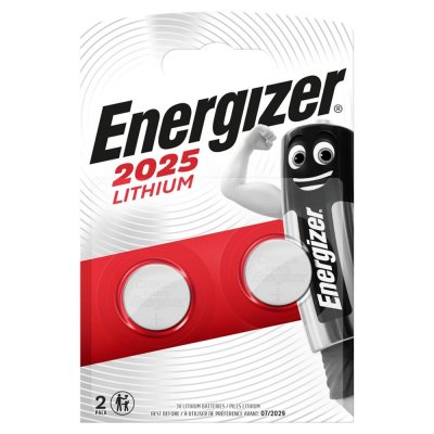 Батарейка литиевая Energizer ENR CR 2025 FSB2, 2 шт., SM-15112304