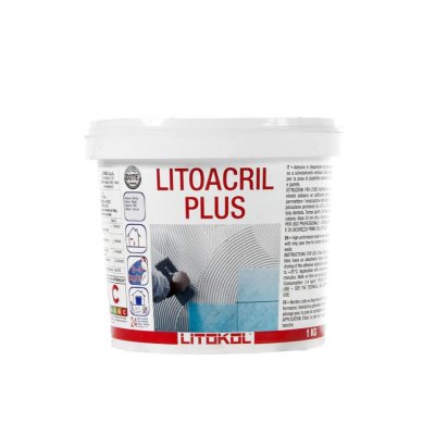 Клей для плитки готовый Litokol Litoacril Plus, 1 кг, SM-15126301
