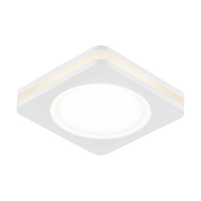 Спот встраиваемый светодиодный Elektrostandard «Contorno», 1х5 Вт, 450 Лм, IP20, цвет белый, SM-15138811