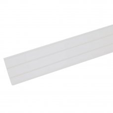 Карниз шинный трехрядный «Эконом» в наборе 240 см пластик цвет белый