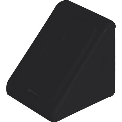 Комплект уголков мебельных с шурупами цвет чёрный, 6 шт., SM-15543796