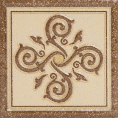 Декор «Гётеборг» 6х6 см цвет коричневый, SM-15624369