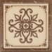 Декор «Севилья» 6х6 см цвет коричневый, SM-15624377