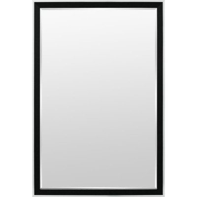 Зеркало без полки 60х90 см цвет чёрный, SM-16362428