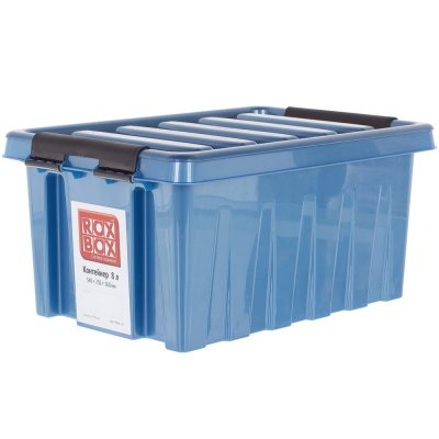 Контейнер Rox Box 8 л синий с крышкой, SM-16456328