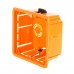 Коробка распределительная TDM 92х92х45 мм цвет оранжевый, SM-16462314
